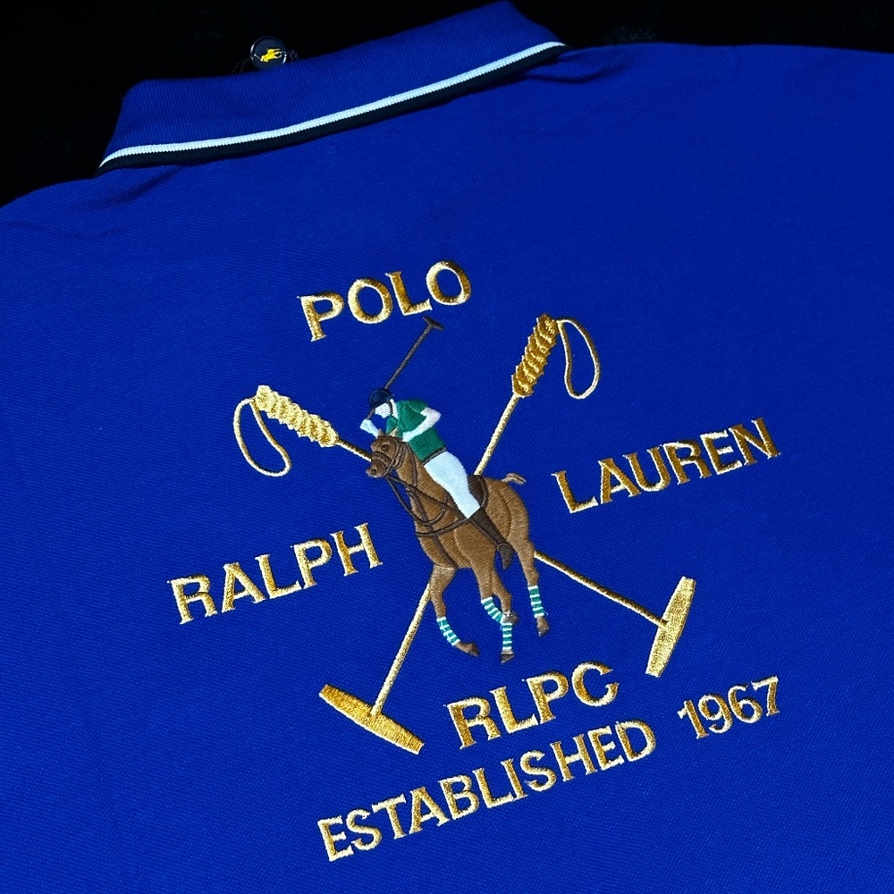 Men's Polo Shirt - Polo Ralph Lauren / Classic Fit / Back Big Pony Embroidered